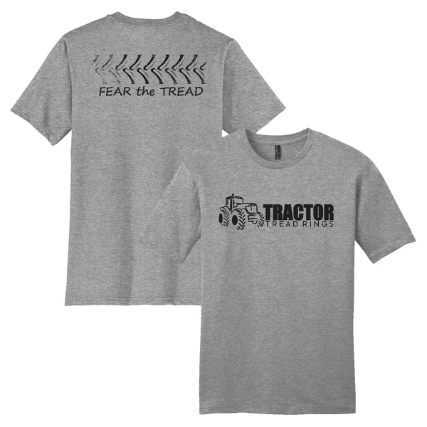 Tractor Tread Rings logo tee